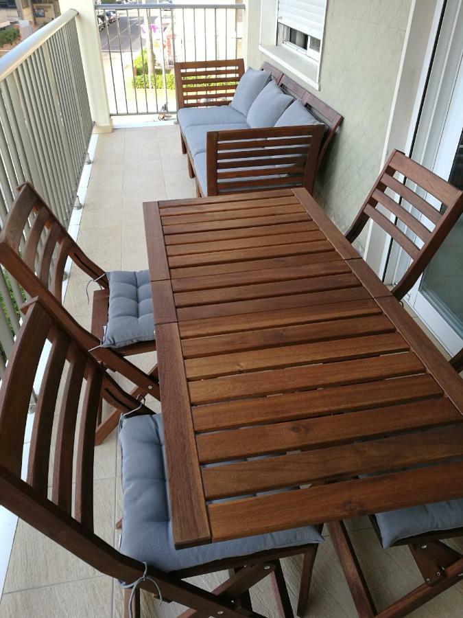 Apartamento Primera Linea De La Playa De גאנדיה מראה חיצוני תמונה